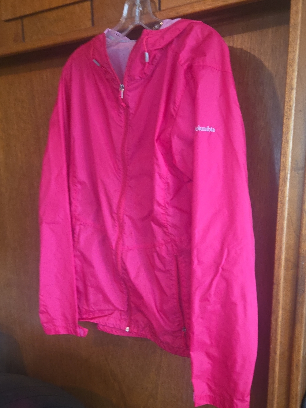 Columbia Bright Pink Hooded Jacket